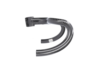 DARIMO CARBON Stem-Handlebar-Unit Nexum Carbon Gravel | 3k glossy / Decals black | 380 mm  70 mm