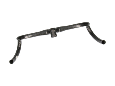 DARIMO CARBON Stem-Handlebar-Unit Nexum Carbon Gravel | 3k glossy / Decals black | 420 mm  50 mm