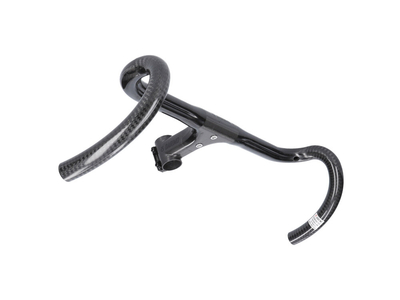 DARIMO CARBON Stem-Handlebar-Unit Nexum Carbon Gravel | UD glossy / Decals black | 380 mm  50 mm