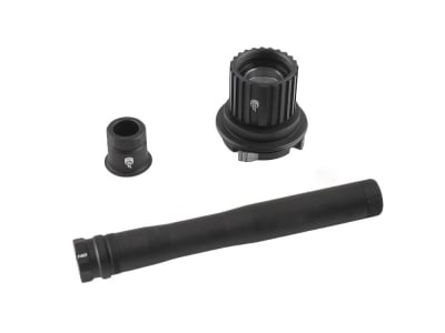 CARBON-TI Freilaufkörper Umrüstkit für X-Hub inkl. Achse 12x142 mm | Shimano Micro Spline