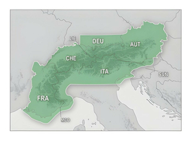 GARMIN Kartenmaterial TOPO ALPS PRO | Download Voucher