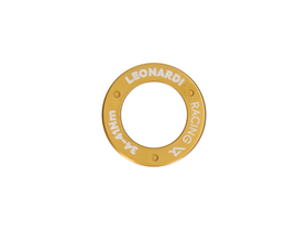 LEONARDI RACING Lockring Set für Kurbelarme | gold