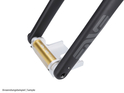 VELOBOY Fork Holder SMTB12-100 for Thru Axle 12x100 mm gold