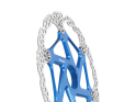 HOPE Brake Disc Floating Rotor MTB Center Lock two part | blue 203 mm