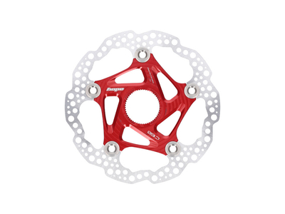 HOPE Brake Disc Floating Rotor MTB Center Lock two part | red 160 mm