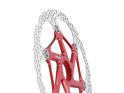 HOPE Brake Disc Floating Rotor MTB Center Lock two part | red 220 mm