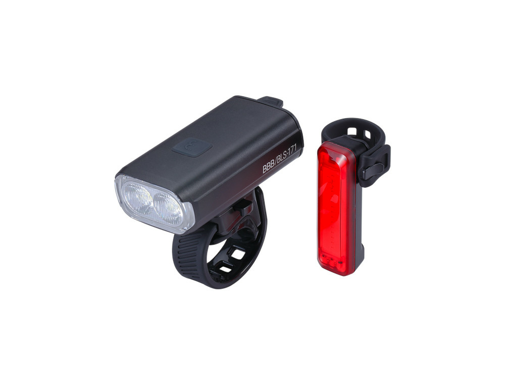 BBB CYCLING Lightset BLS-174 Headlight Strike Duo 1200 BLS