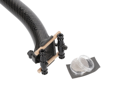 DARIMO CARBON Sattelsttze T2 SB 25 mm Offset | 3K glnzend / schwarz | 30,9 mm