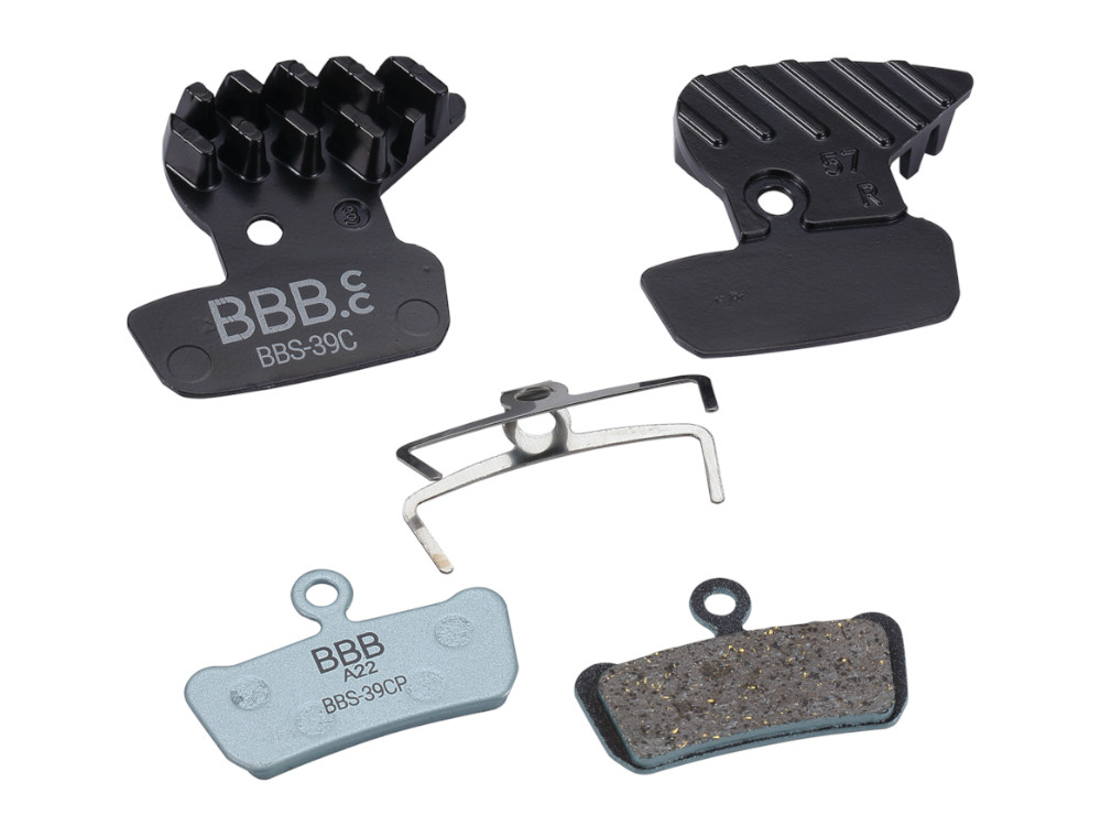 BBB DiscStop Scheibenbremsbeläge BBS-49 – Ersatzbeläge Für Hayes El Camino, 2 Stück, Blau