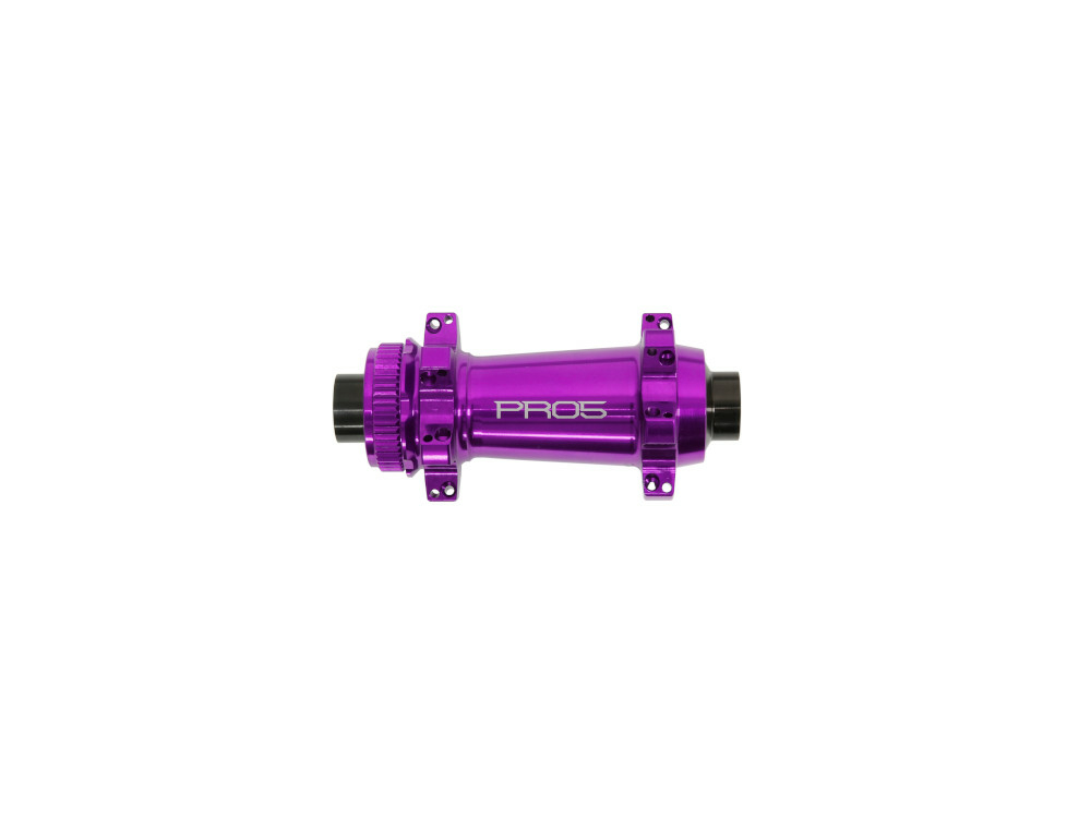 HOPE Hub front Pro 5 Straightpull Center Lock 12 x 100 mm purple