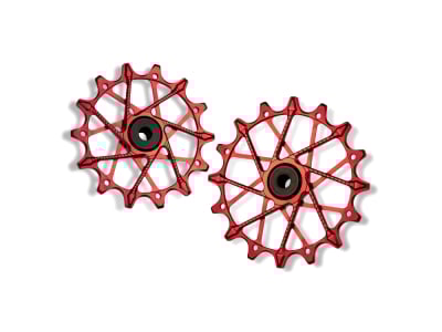 GARBARUK Rear Derailleur Pulleys 14-16 Teeth | 12-speed | red