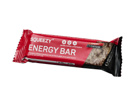 SQUEEZY Energieriegel Energy Bar Kirsche + Koffein | 50g...