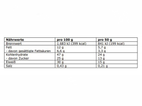 SQUEEZY Proteinbar Energy Bar Vanilla Chocolate | 50g bar