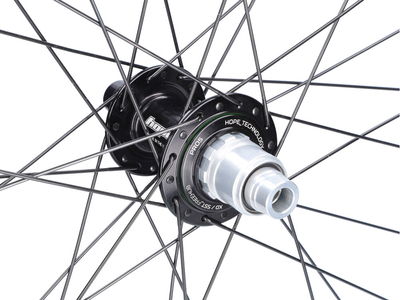 HOPE Hinterrad 27,5 Fortus 30W Single Cavity | Pro 5 Center Lock | 12x148 mm Boost | schwarz SRAM XD