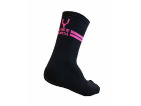 BIKEYOKE Socken | schwarz / pink