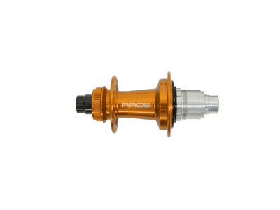 HOPE hub rear Pro 5 | Classic Center Lock 12x148 mm Boost thru axle Freehub SRAM XD | orange 28 Hole