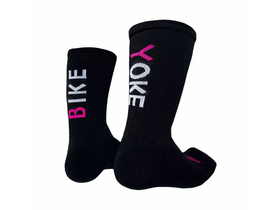BIKEYOKE Socken 2.0 | schwarz / pink / weiß