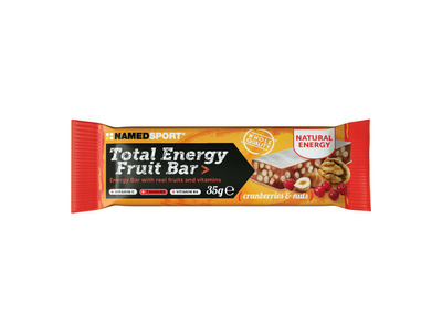 NAMEDSPORT Energy Bar Total Energy Fruit Bar Cranberries & Nuts | 35g bar
