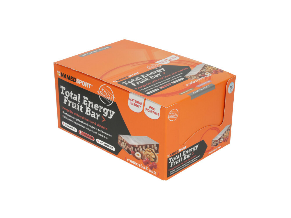 Named sport Total Energy Fruit 35g 25 Units Cranberry Energy Bars