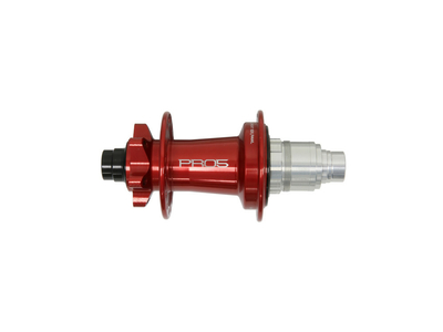HOPE Rear Hub Pro 5 | Classic 6-Hole 12x148 mm Boost thru axle Freehub SRAM XDR | red 32 Hole