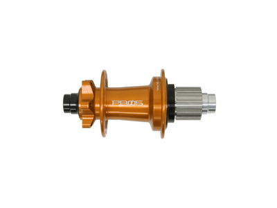 HOPE Rear Hub Pro 5 | Classic 6-Hole 12x148 mm Boost thru axle Freehub Shimano Micro Spline | E-Bike | orange 32 hole