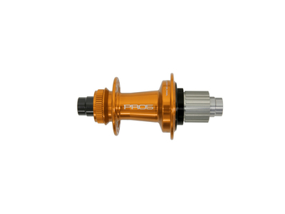 HOPE hub rear Pro 5 | Classic Center Lock 12x148 mm Boost thru axle Freehub Shimano Micro Spline | orange 32 Hole