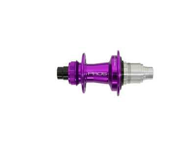 HOPE Hinterradnabe Pro 5 | Classic Center Lock 12x142 mm Steckachse Freilauf SRAM XD | purple 32 Loch