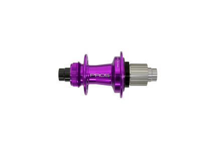 HOPE hub rear Pro 5 | Classic Center Lock 12x142 mm thru axle Freehub Shimano Micro Spline | purple 32 Hole