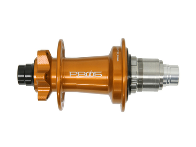 HOPE Hinterrad 27,5 E-Bike Fortus 30W | Pro 5-E 6-Loch | 12x148 mm Boost | orange Shimano Micro Spline-E