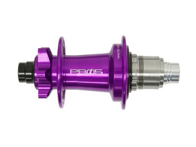 HOPE Hinterrad 27,5 E-Bike Fortus 30W | Pro 5-E 6-Loch | 12x148 mm Boost | purple Shimano Micro Spline-E