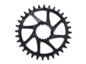 GARBARUK Chainring Round Direct Mount | 1-speed narrow-wide Cannondale Hollowgram Crank | Ai compatible 34 Teeth gold