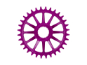 GARBARUK Chainring E-Bike Direct Mount for Bosch Motor | purple 32 teeth