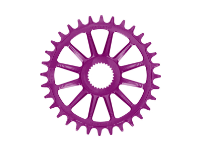 GARBARUK Chainring E-Bike Direct Mount for Bosch Motor | purple 34 teeth