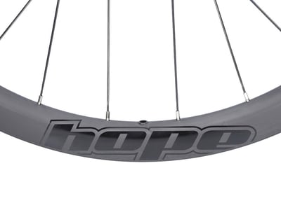 HOPE Vorderrad 28 RD40 Carbon | Pro 5 Straightpull Center Lock | 12x110 mm Boost | rot