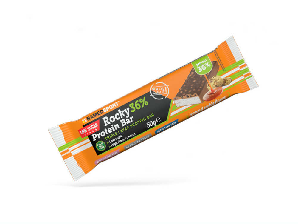 Namedsport Protein Bar Rocky Protein Bar Caramel Cookie G