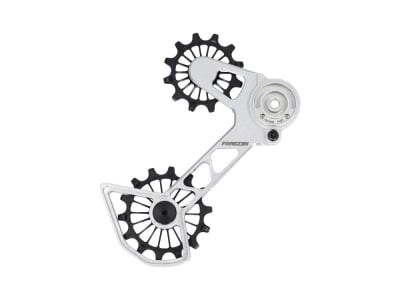 FRAEZEN Schaltwerkskäfig System KAEFIG | SRAM Eagle AXS | SRAM Eagle mechanisch | silber / schwarz