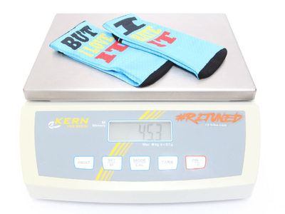 MALDITA BUENA SUERTE Socken Love & Hate | hellblau XL | 44-46