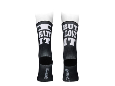 MALDITA BUENA SUERTE Socks Love & Hate | black M | 39-40