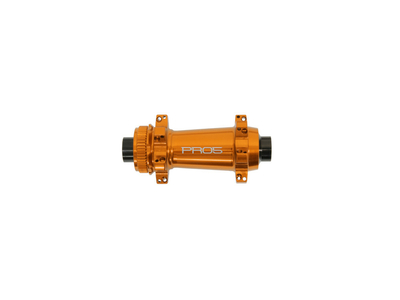 HOPE Vorderradnabe Pro 5 | Straightpull Center Lock 12x100 mm | orange 24 Loch