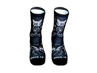 MALDITA BUENA SUERTE Socks Black Cat | black