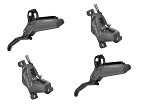 SRAM Disc Brake Code Bronze stealth | Grey Anodized Set