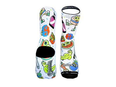 MALDITA BUENA SUERTE Socken Food | wei