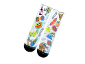 MALDITA BUENA SUERTE Socks Food | white