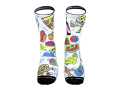 MALDITA BUENA SUERTE Socks Food | white XL | 44-46