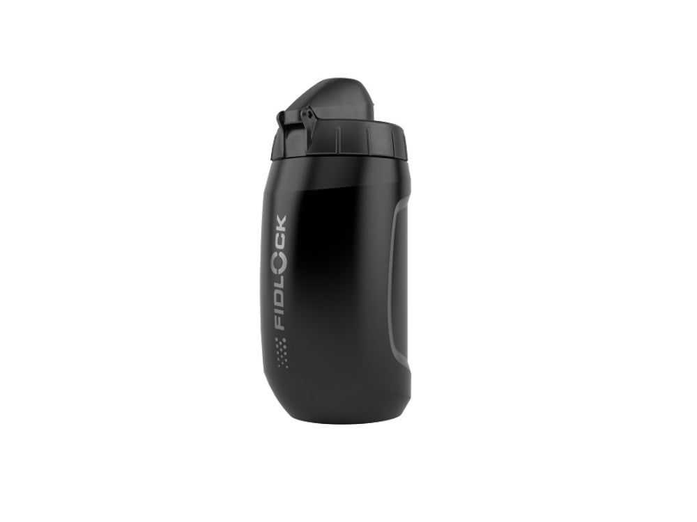 Bouteille D'eau Vélo Fidlock TWIST 450 Ml Avec Base Magnétique - Noir Transparent - Pour VTT, Enfants