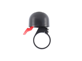 SPURCYCLE Compact Bell Klingel | schwarz/rot