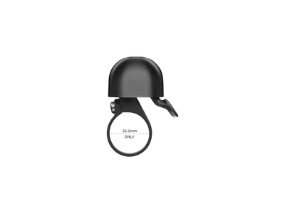 SPURCYCLE Compact Bell Klingel | schwarz/orange