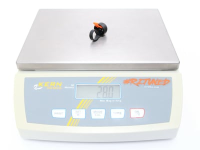 SPURCYCLE Compact Bell Klingel | schwarz/orange