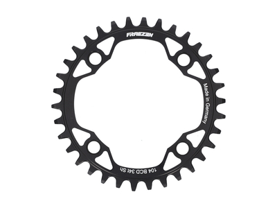 FRAEZEN Kettenblatt BLATT 104 mm BCD | 1-fach Shimano | schwarz 34 Zhne