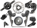 SRAM Force AXS Wide Road Disc HRD Flat Mount Road Group 2x12  Quarq Powermeter Crank | 43-30 Teeth 170 mm 10 - 28 Teeth without Disc Brake Rotors SRAM DUB Wide | PressFit PF41 BB86 Road